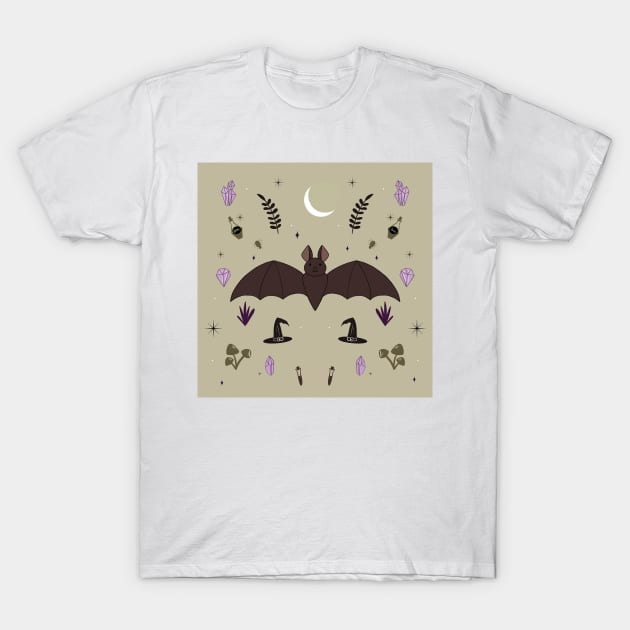 Aesthetically Halloween T-Shirt by giantplayful